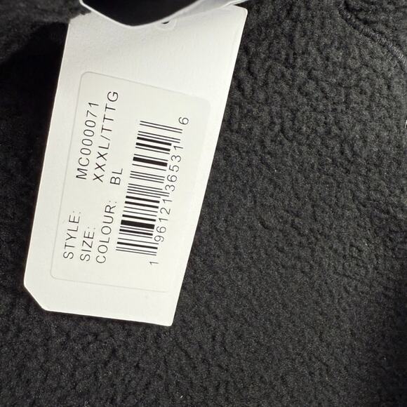 Iowa Hawkeyes Sweater Mens 3XL Black 1/4 Quarter Zip Pullover Fleece Pockets NEW - Picture 6 of 13